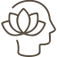 mind relaxation icon